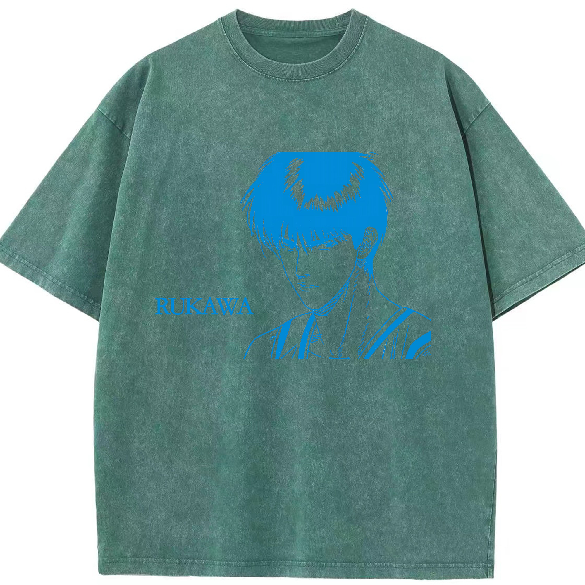 （画像用） SLAM DUNK／スラムダンク 綿100% ヴィンテージ風 半袖Tシャツ（フロントプリント）
